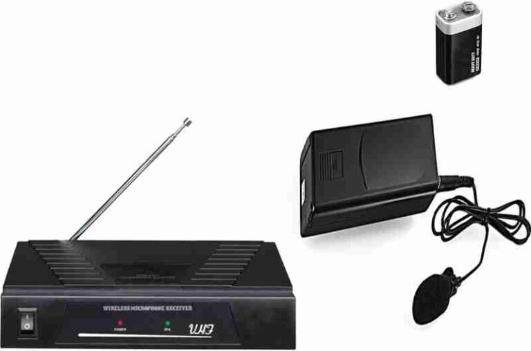 AMRIT AUDIO LWM325A VHF SERIES WIRELESS COLLAR LAPPEL MICROPHONE WITH